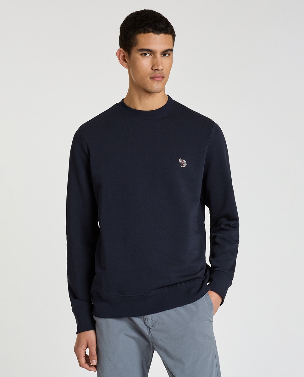 Tshirt à manches courtes et col rond motif zèbre