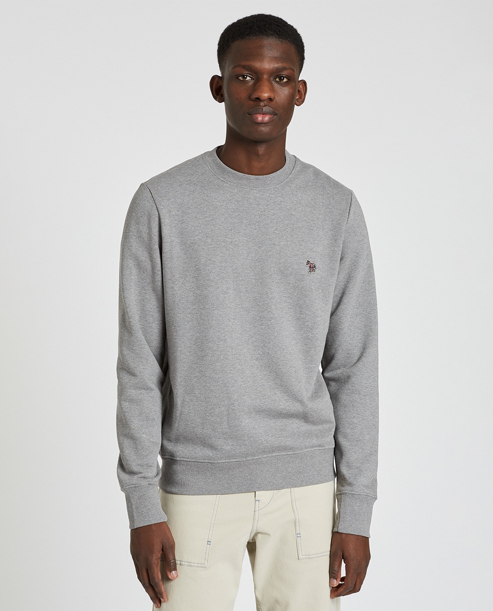 Tshirt à manches courtes et col rond motif zèbre