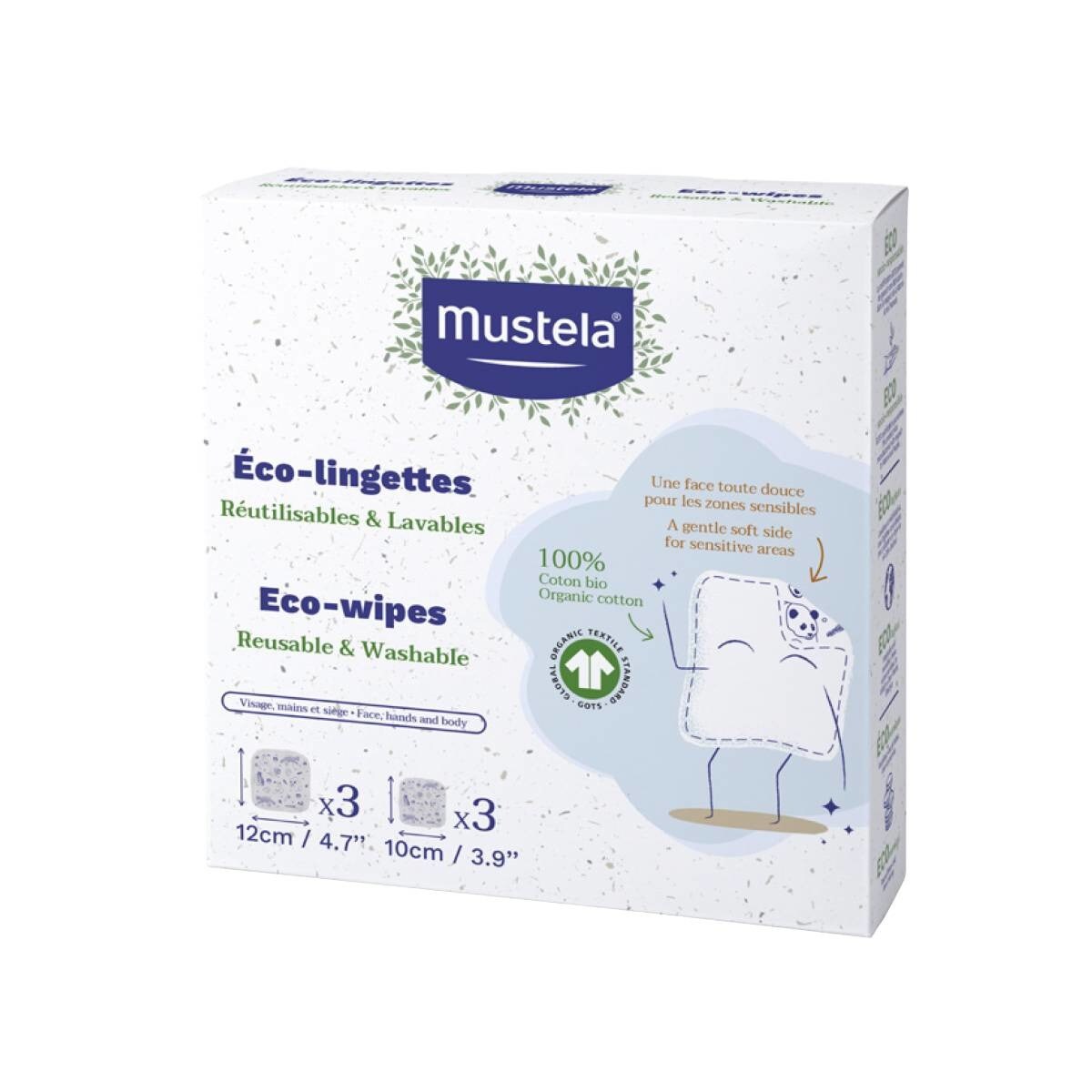 Eco-toalhitas 100% Algodão Orgânico - 6 un. 1
