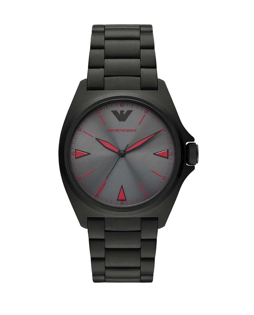Imagen 0 de Reloj analógico hombre acero - negro