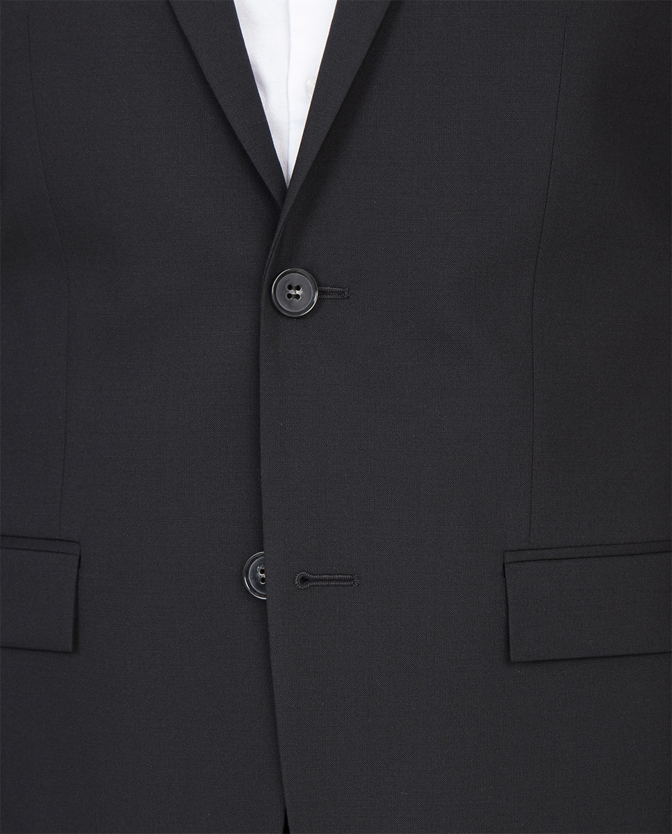 Chaqueta de traje de hombre slim liso negro · Calvin Klein · El