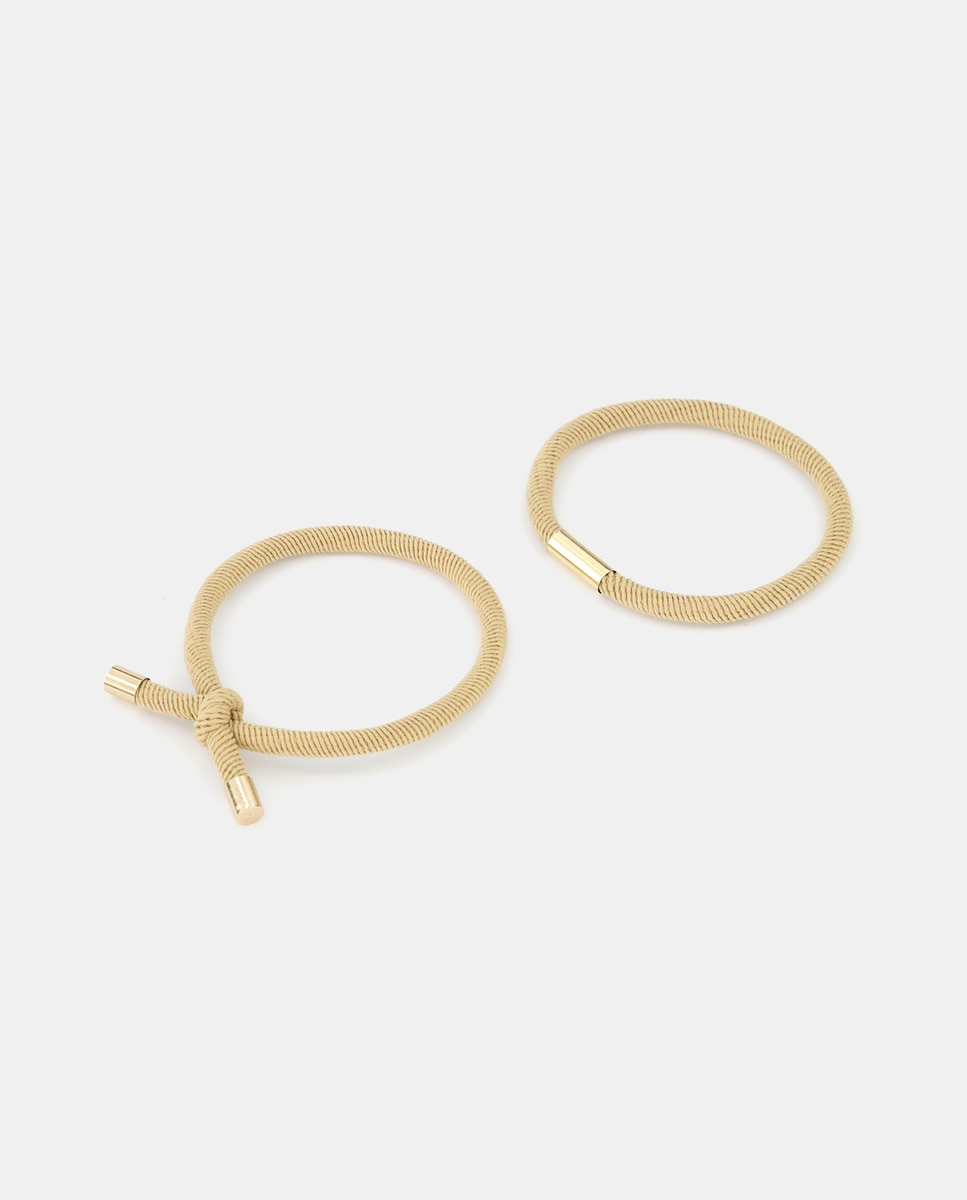 Pack de Elásticos - Bege Bege-1