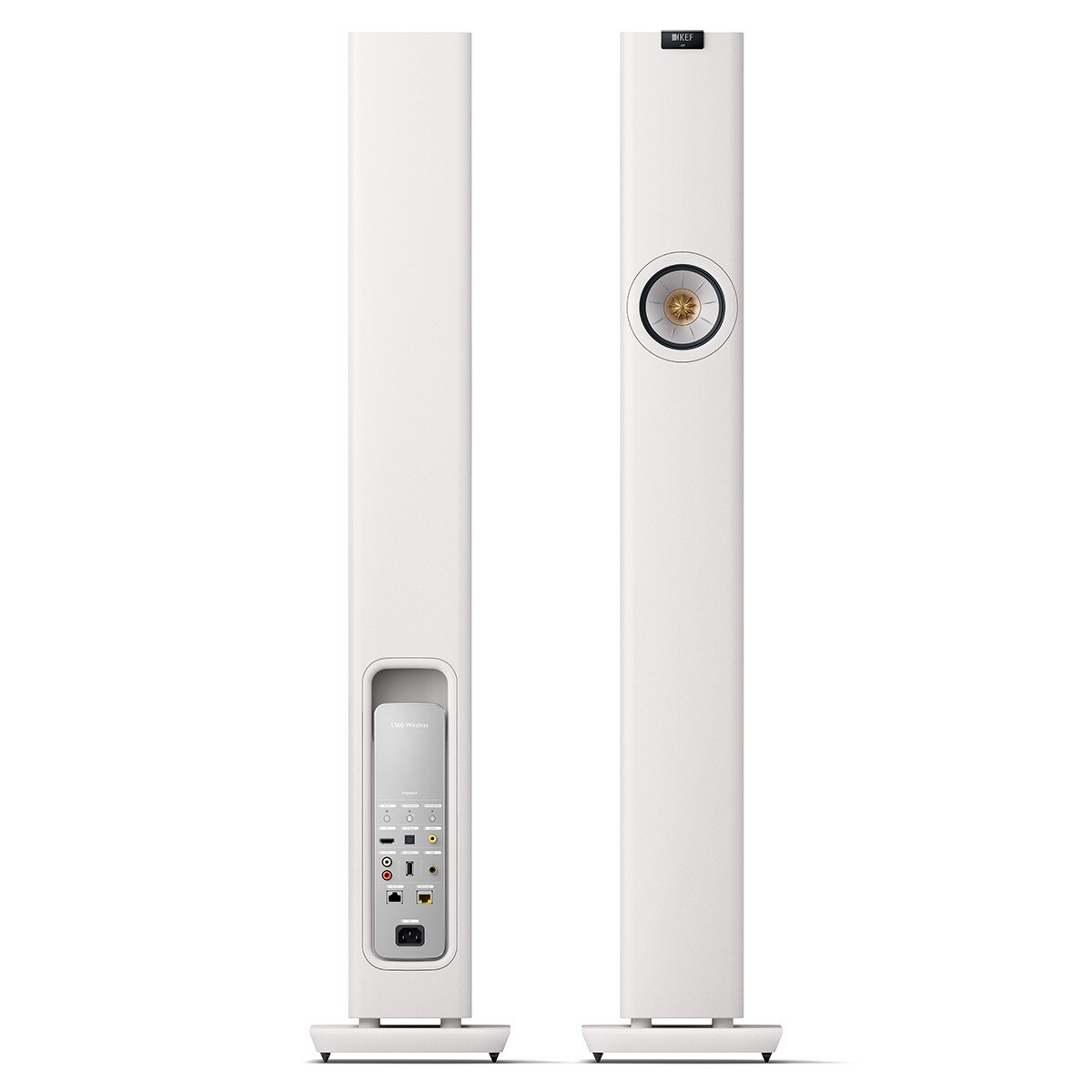Altavoces de suelo KEF LS60 Wireless Blanco Blanco-3