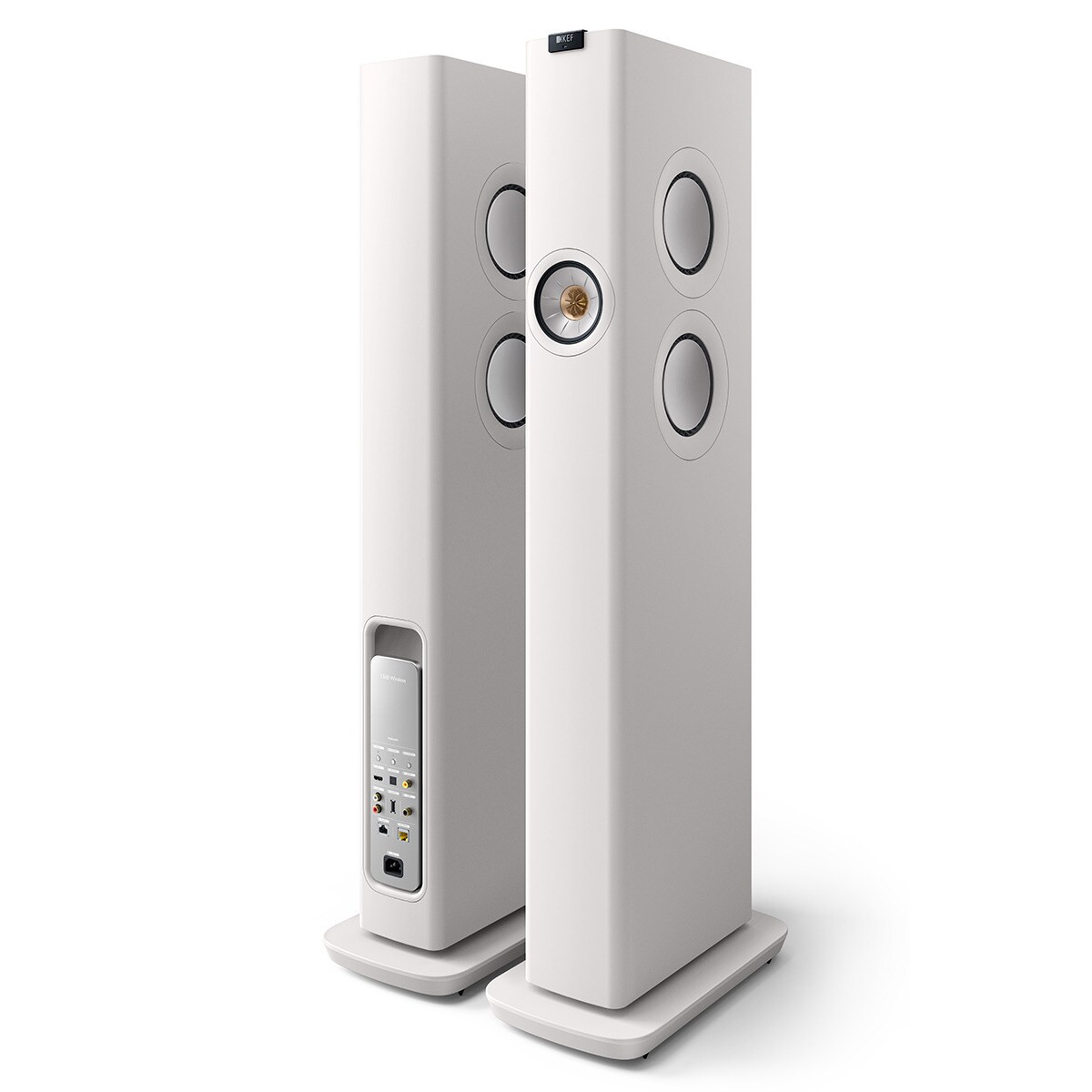 Altavoces de suelo KEF LS60 Wireless Blanco Blanco-2