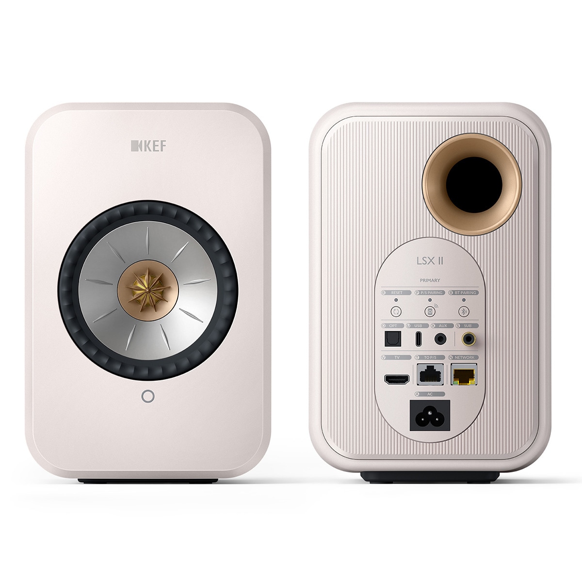 Altavoces de estantería KEF LSX II Wireless Blanco Blanco-2