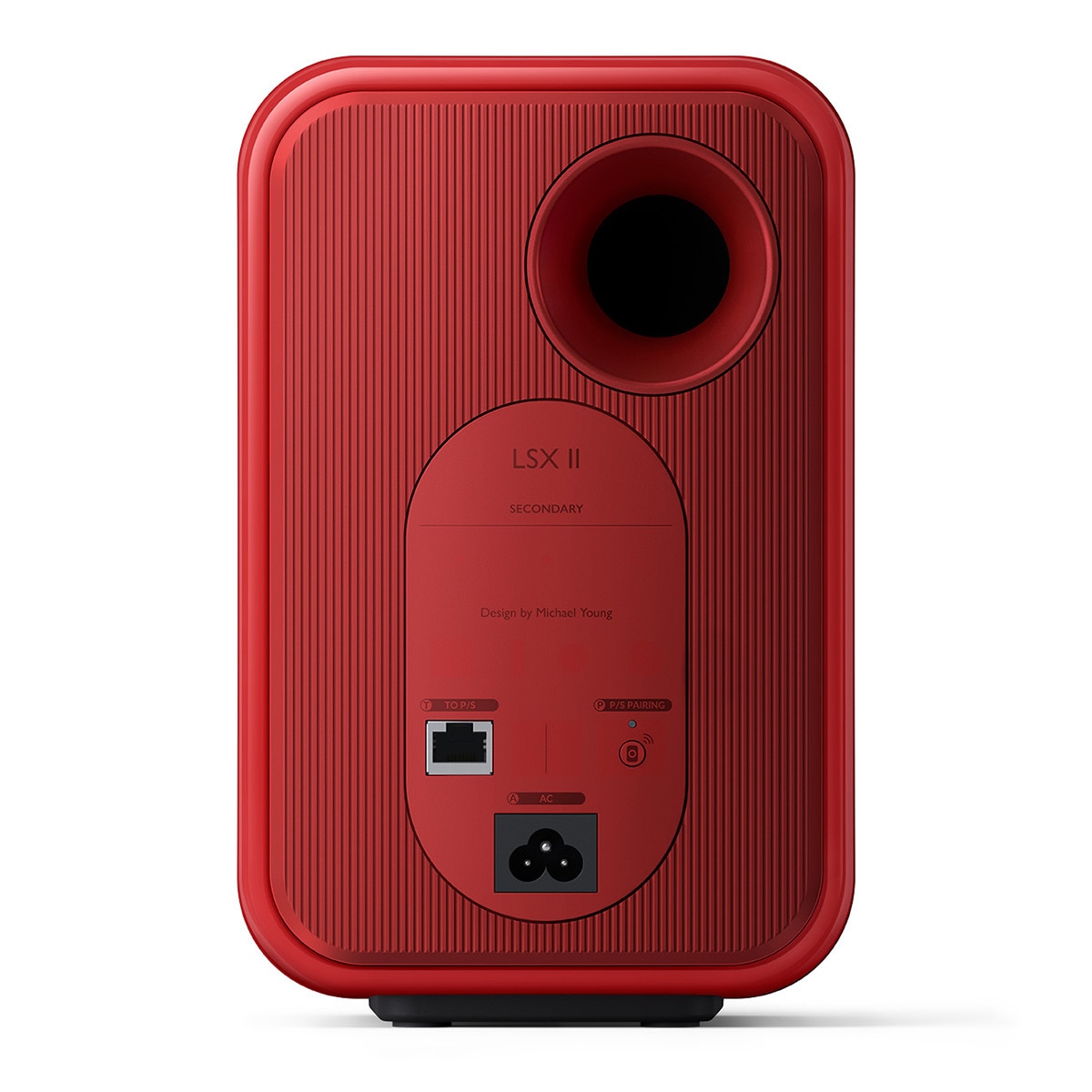 Altavoces de estantería KEF LSX II Wireless Rojo Rojo-6
