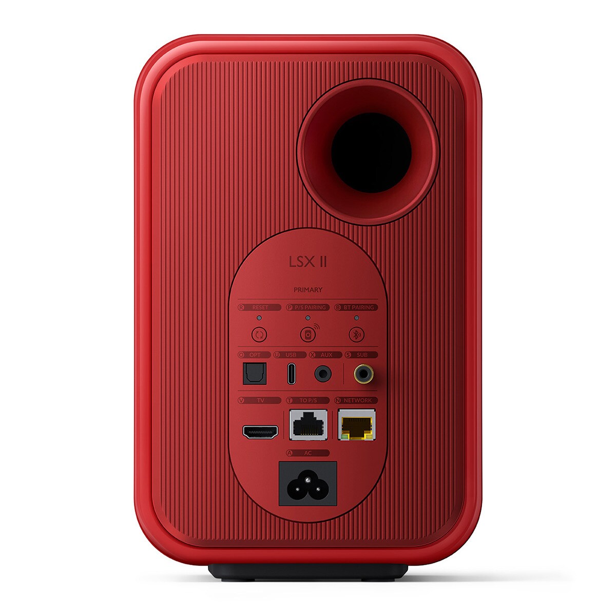 Altavoces de estantería KEF LSX II Wireless Rojo Rojo-5