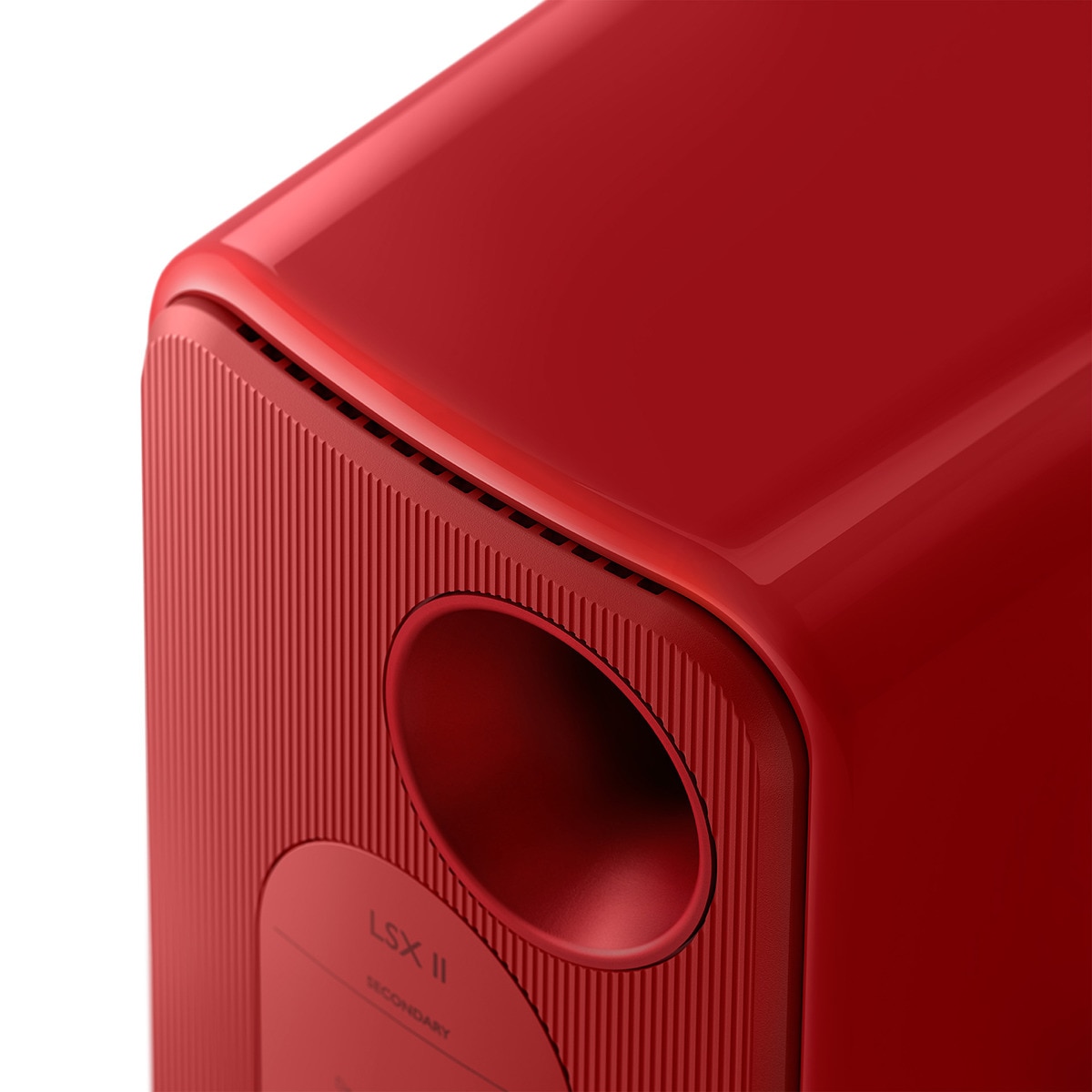Altavoces de estantería KEF LSX II Wireless Rojo Rojo-4