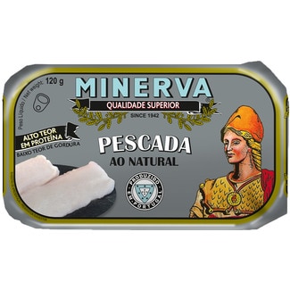 Pescada Natural lata 120 g - Minerva