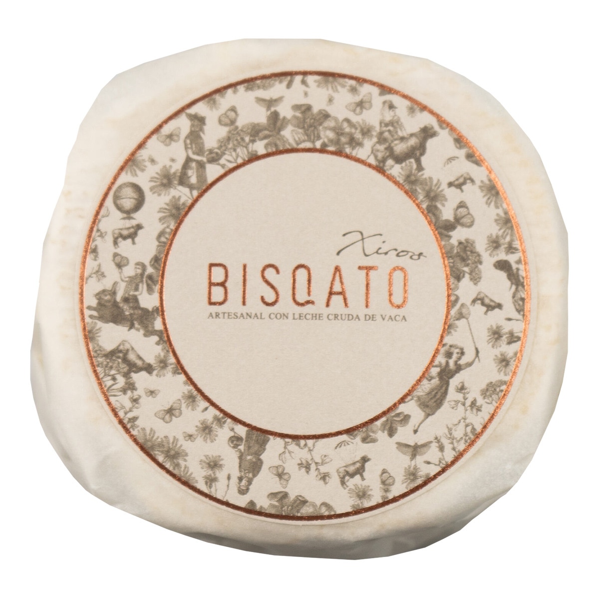 Imagen 0 de Queso artesano gallego de leche cruda de vaca Xiros de Bisqato