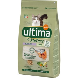 Nature Esterilizado Adult pienso para gatos adultos esterilizados con salmón bolsa 1,25 kg - Ultima