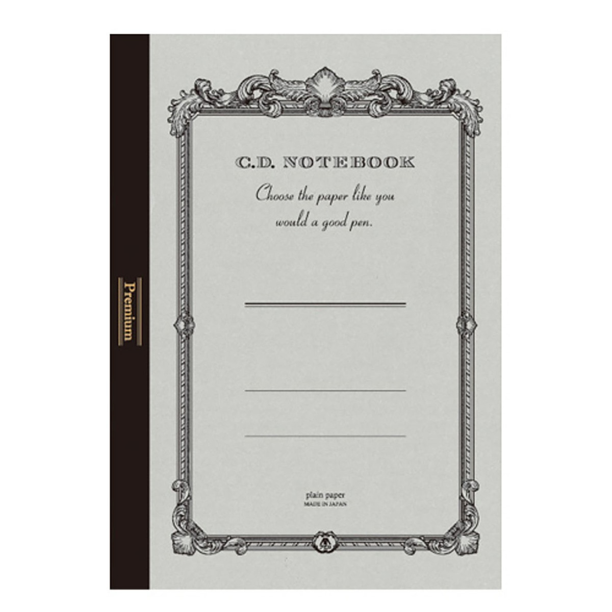 Caderno Premium CD A5 Papel Liso - Prateado Prata-2