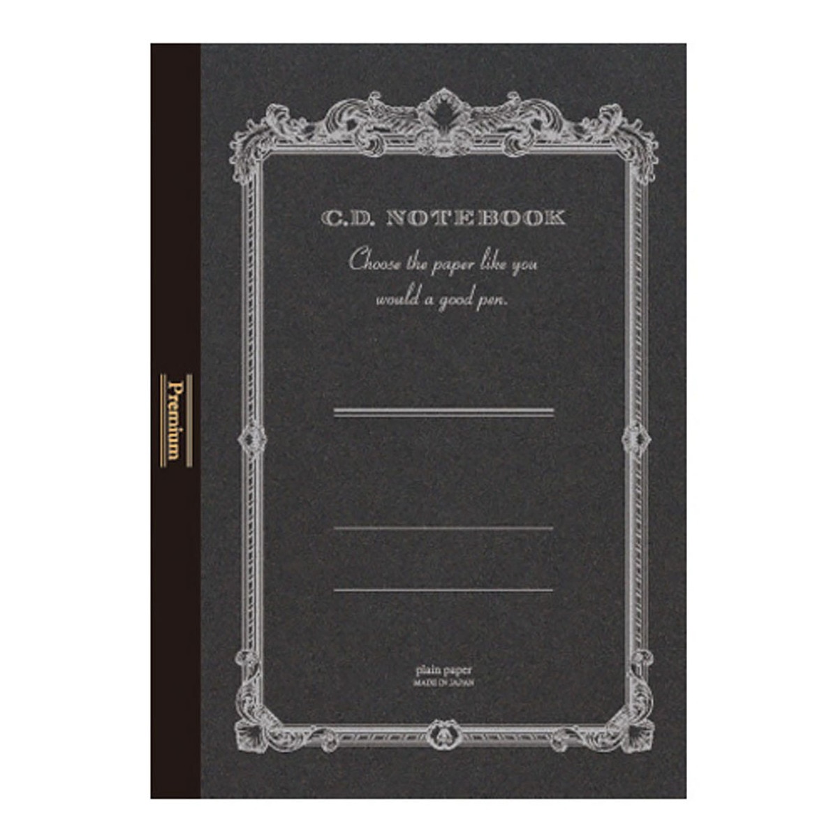 Caderno Premium CD A6 Silky Papel Liso - Antracite Antracite-2