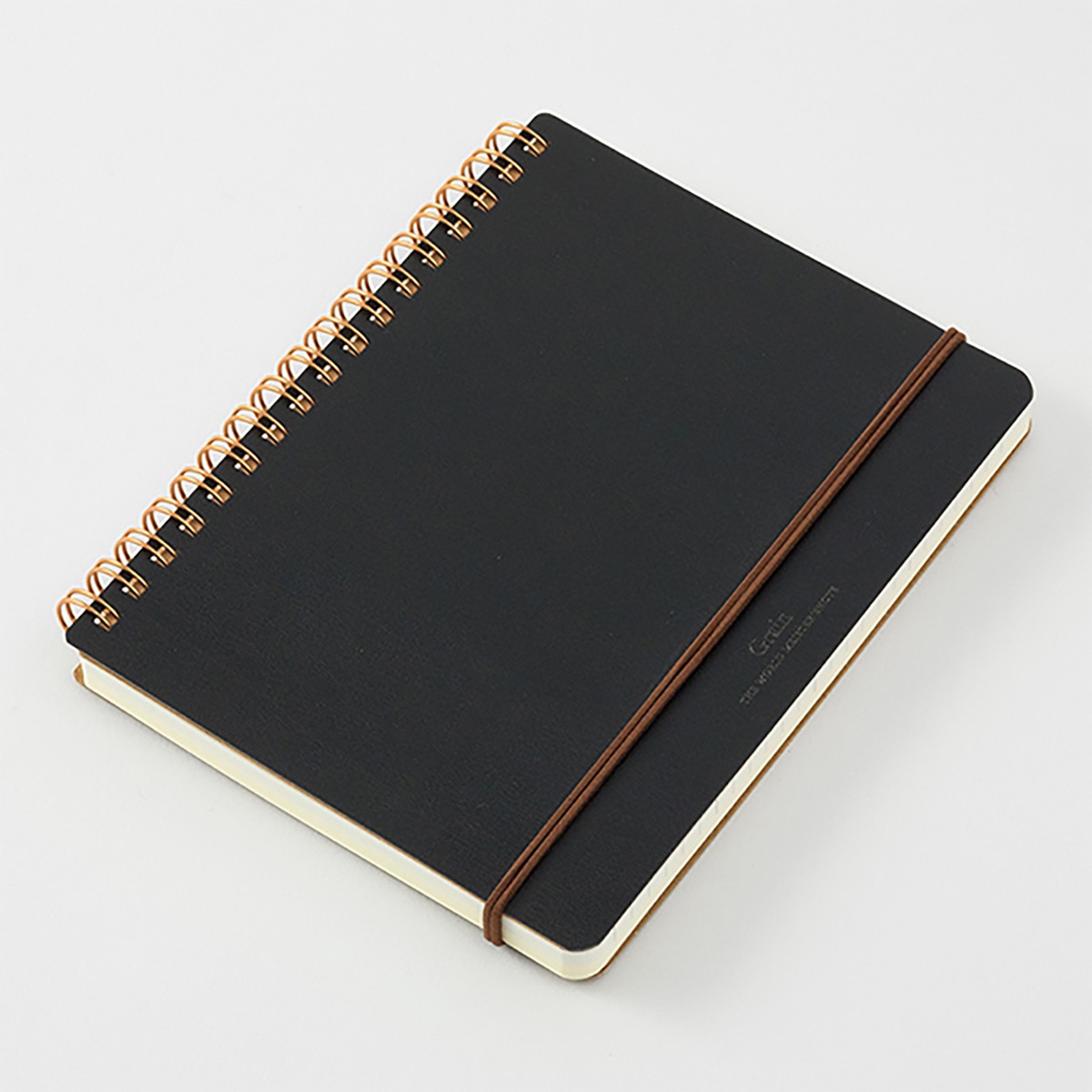 Caderno de Argolas Grain B6 - Preto Preto-2