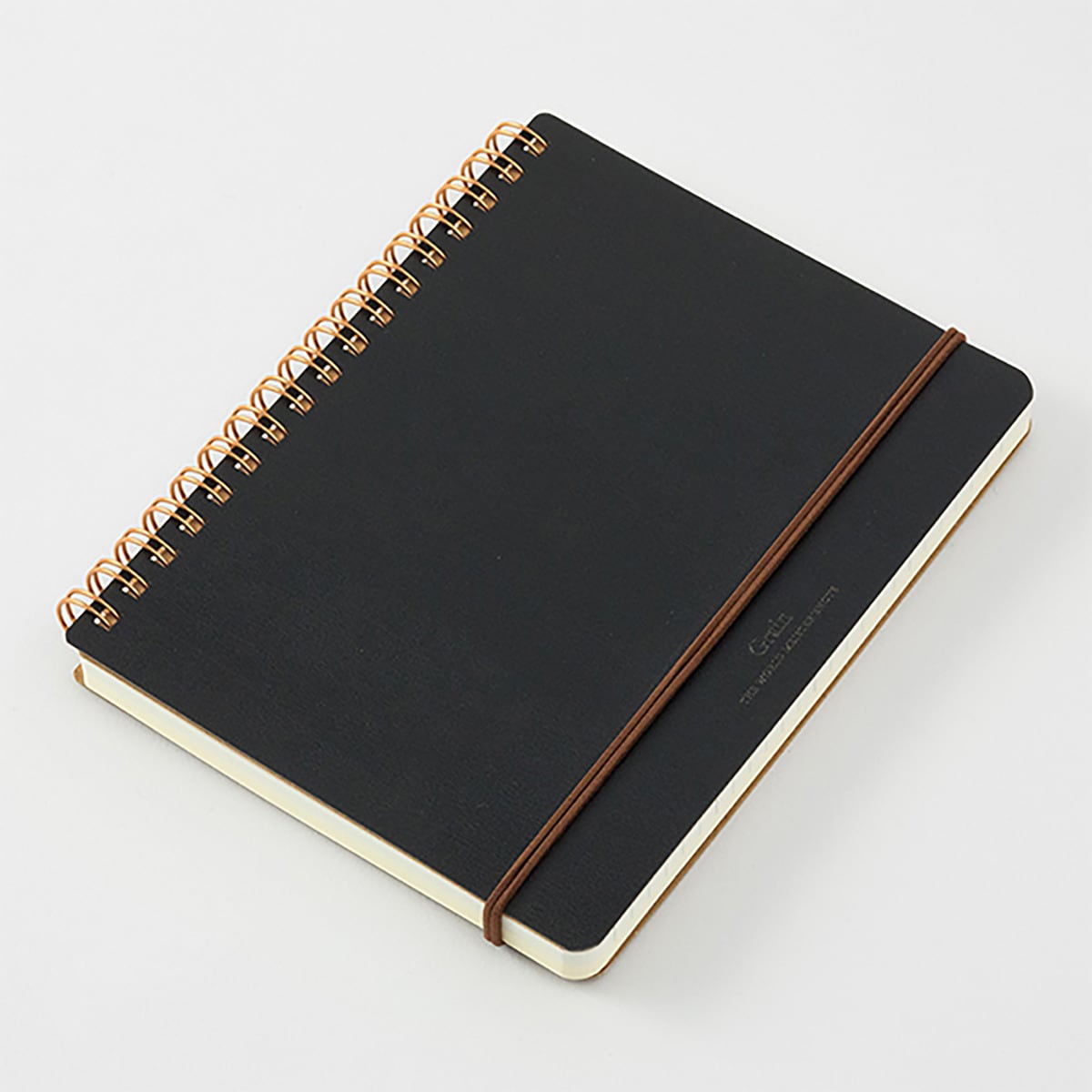 Caderno de Argolas Grain B6 - Preto Preto-2