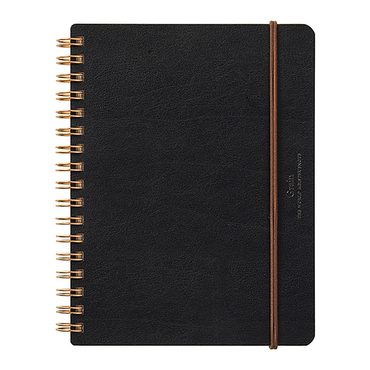 Caderno de Argolas Grain B6 - Preto Preto-1