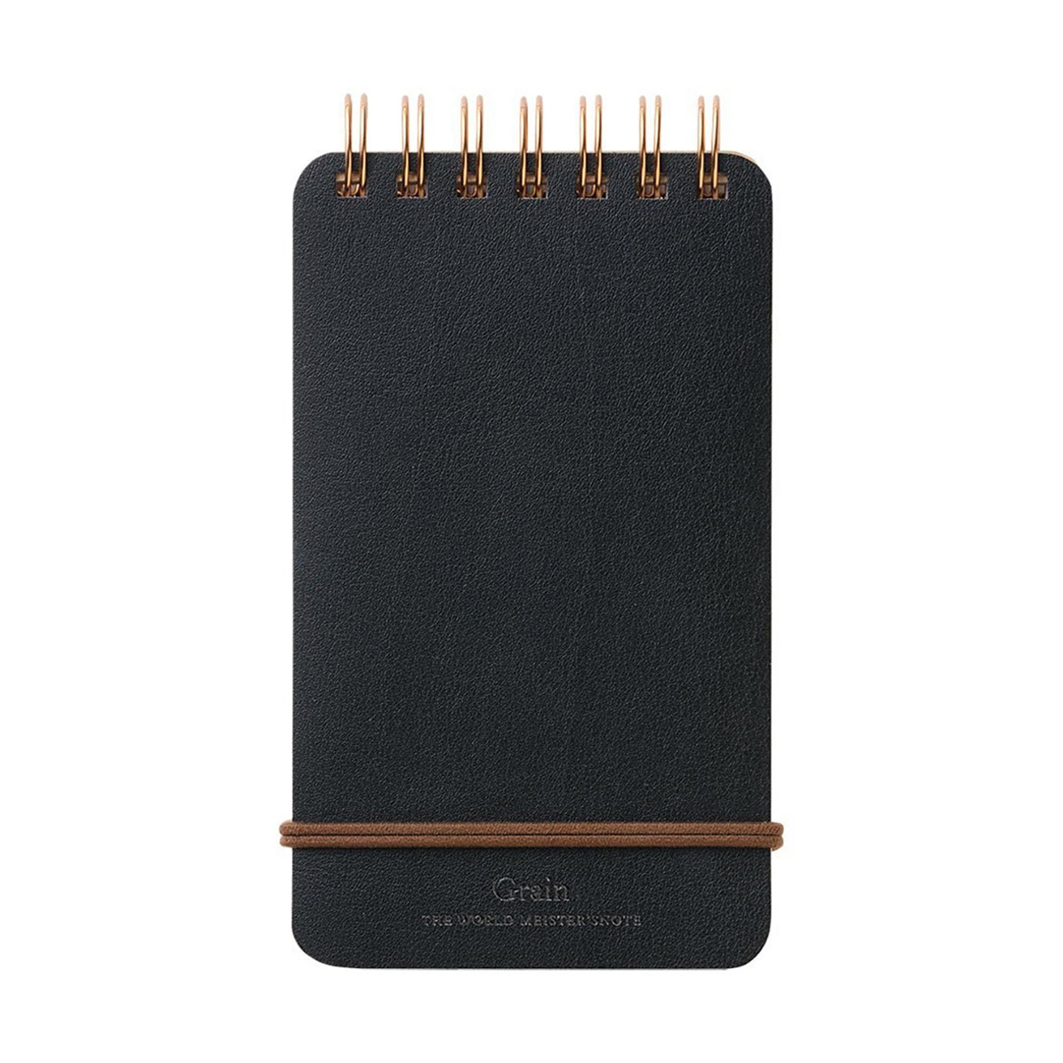Caderno de Argolas Grain A6 - Preto Preto-1