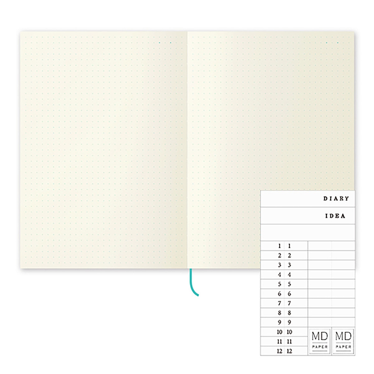 Caderno A5 Papel Pontos - Creme 3