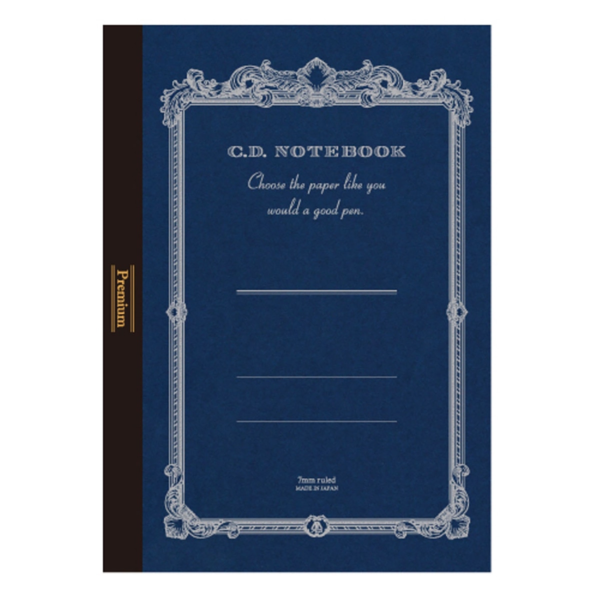 Caderno Premium CD A5 Silky Papel de Linhas - Azul Azul-2