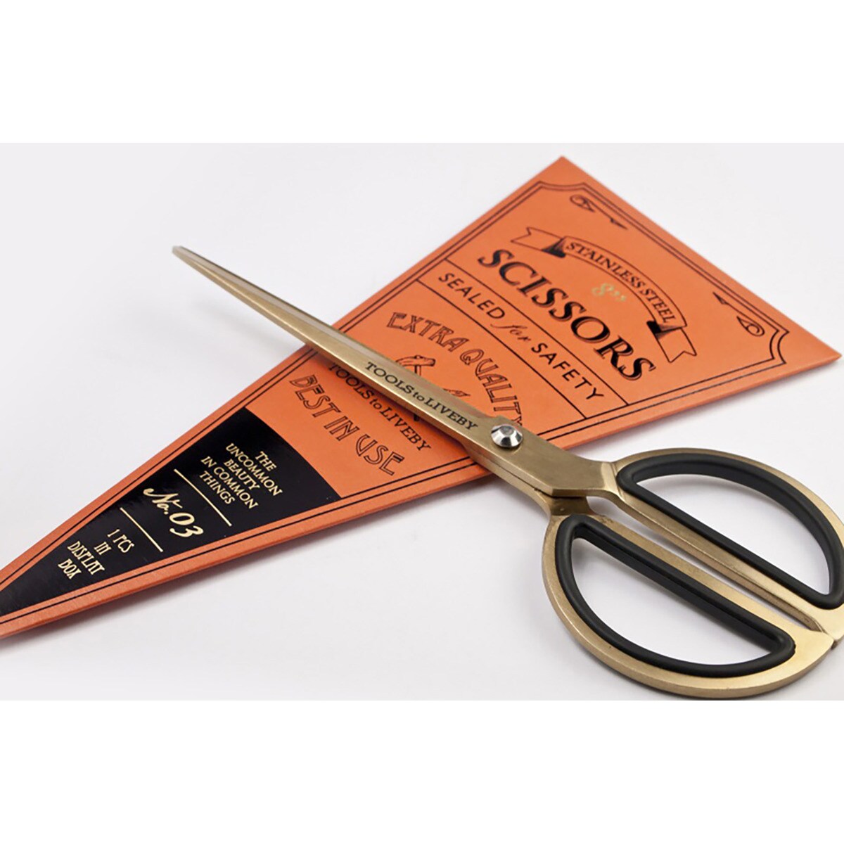 Tesouras de Aço 8 Polegadas - Dourado Dourado-5