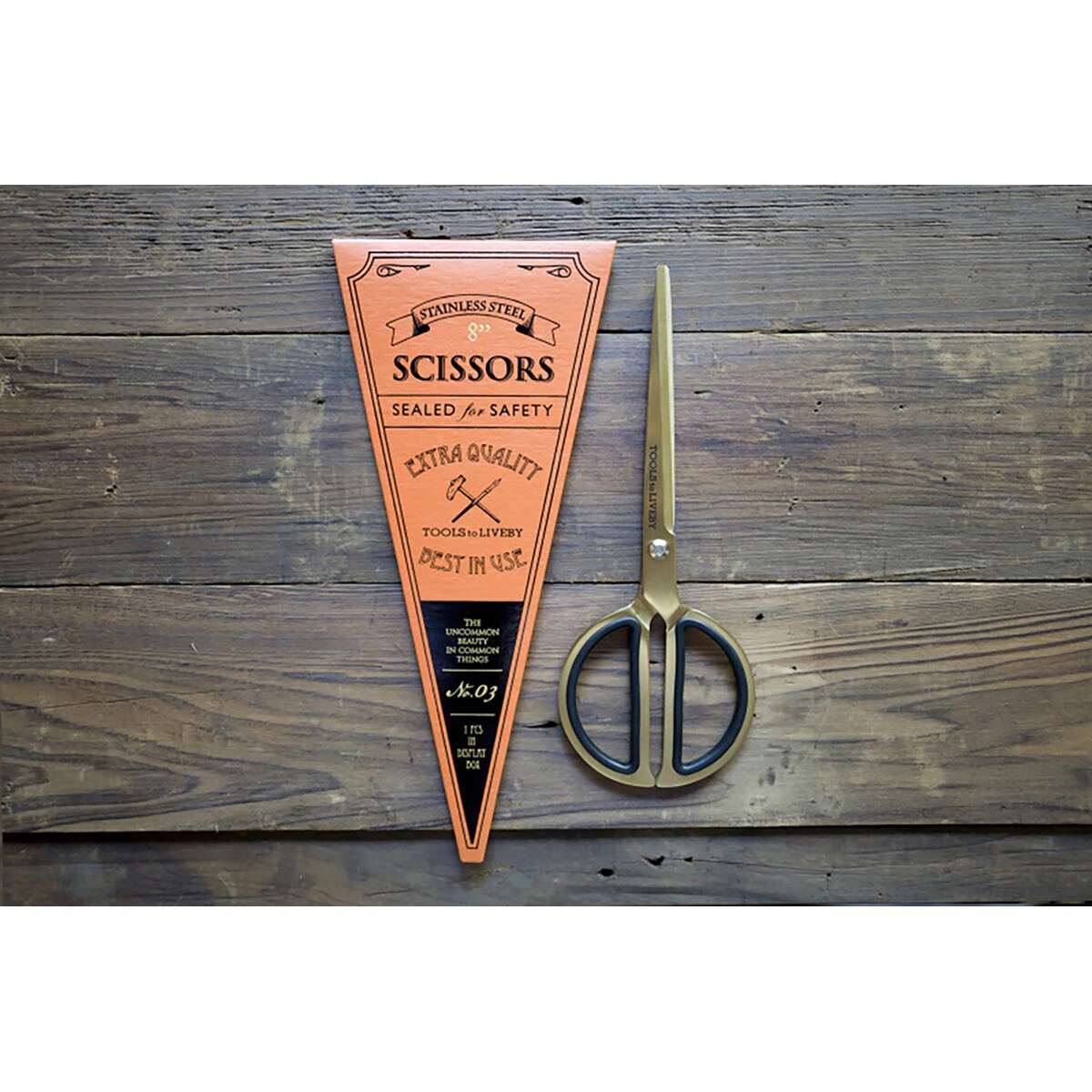 Tesouras de Aço 8 Polegadas - Dourado Dourado-9