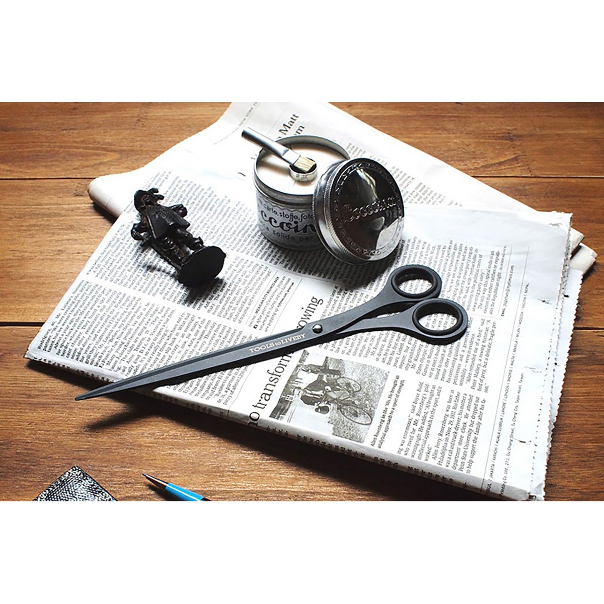 Tesouras de Aço 9 Polegadas - Preto Preto-4