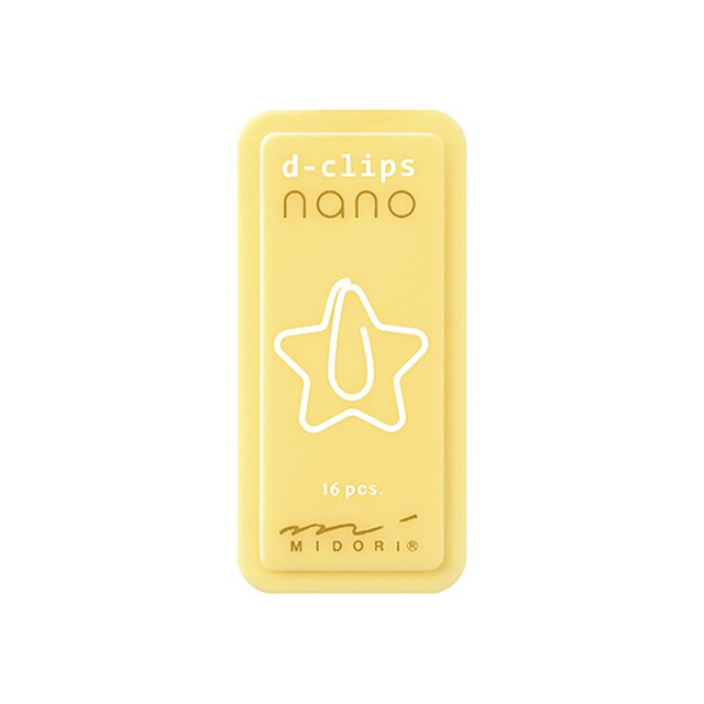 Imagem 0 de Clips Estrela de Aço - Amarelo