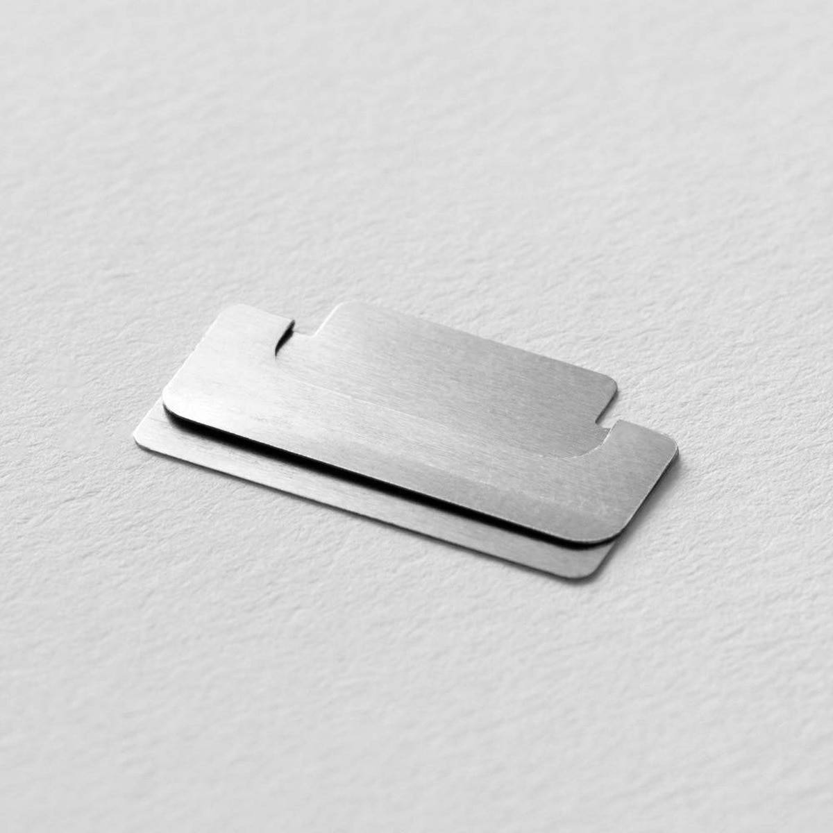 Clip marcapáginas Midori Chiratto plateado Plata-5