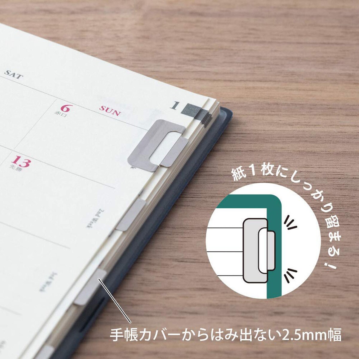 Clip Marcador de Páginas Chiratto - Prateado Prata-3