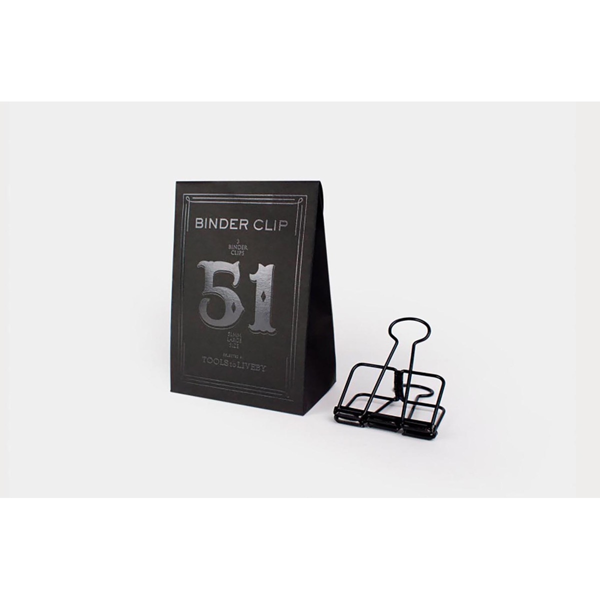 Pinças de Aço 51mm - Preto Preto-2