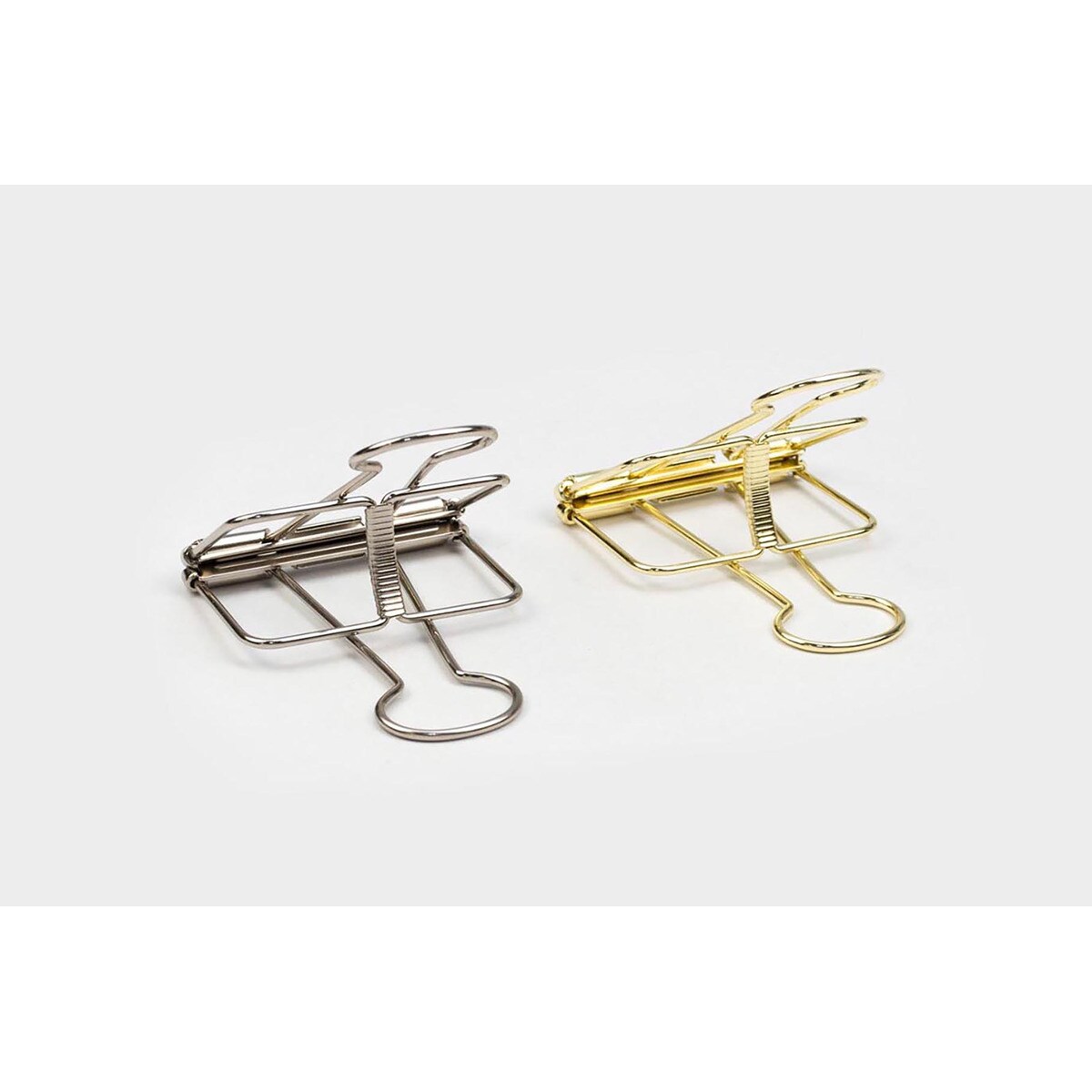 Pinças de Aço 51mm - Prateado Dourado-3