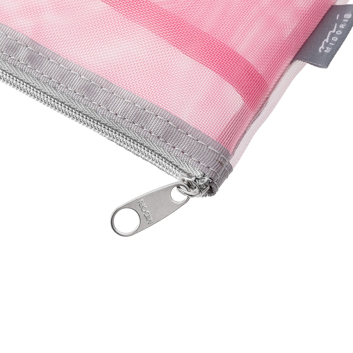 Estojo de Malha Plano com Bolsos Interiores - Rosa/Roxo Rosa-4