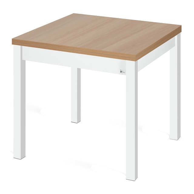 Imagem 0 de Mesa Extensível com Pé Branco Dima