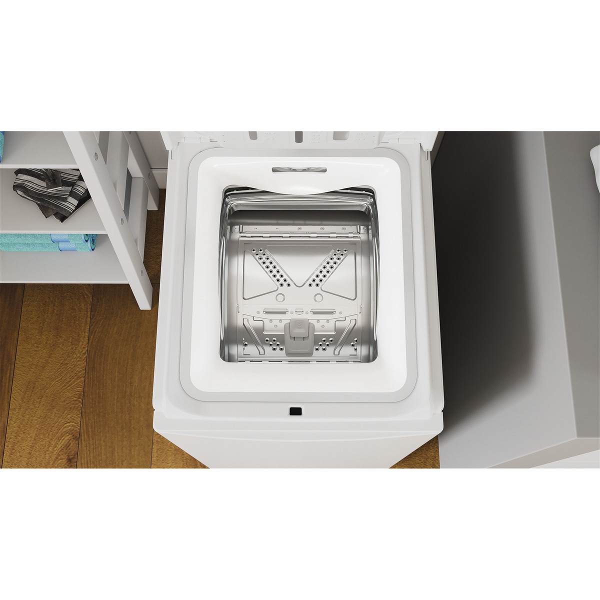 Lavadora carga superior Indesit 6 kg / 1000 rpm - BTW S60400 SP/N Blanco-13