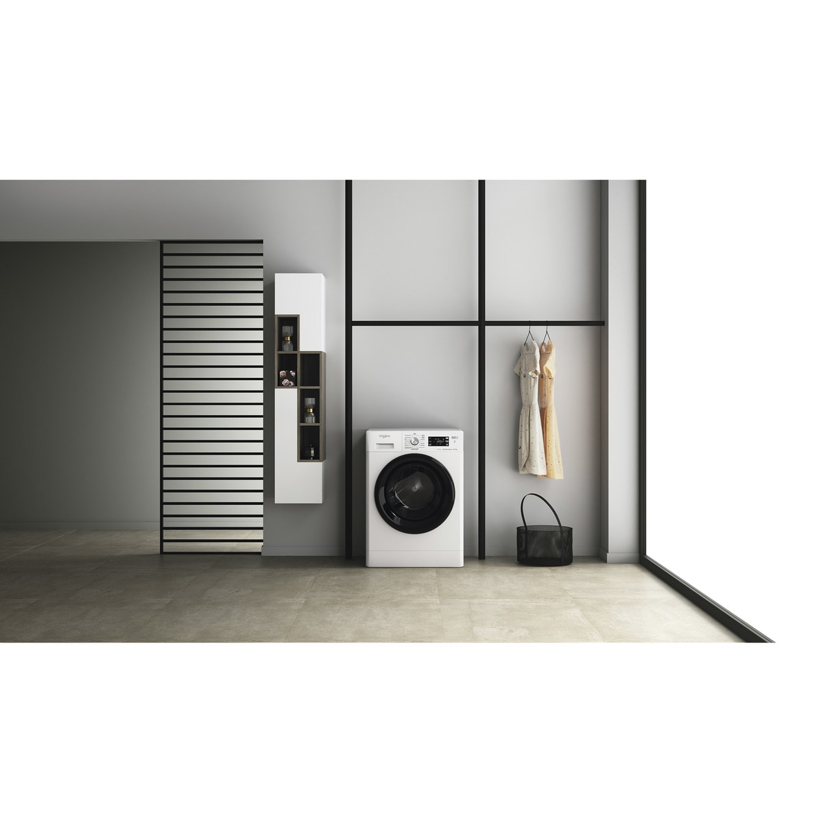 Lavadora secadora Whirlpool 9 kg / 1.400 rpm - FFWDB 976258 BV Blanco-9