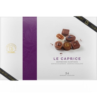 Le Capriche bombones surtidos 6 variedades 24 unidades estuche 280 g - Club Del Gourmet