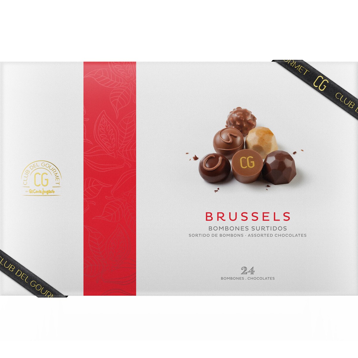 Brussels bombones surtidos 6 variedades 24 unidades estuche 280 g