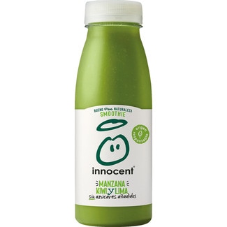 smoothie de manzana, kiwi y lima botella 250 ml sin azúcares añadidos - Innocent