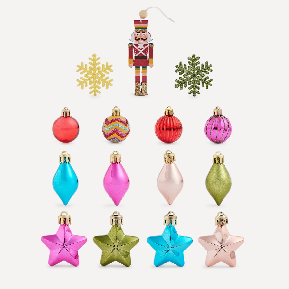 Conjunto de 24 Bolas Multiforma - Multicolor Multicolor-1