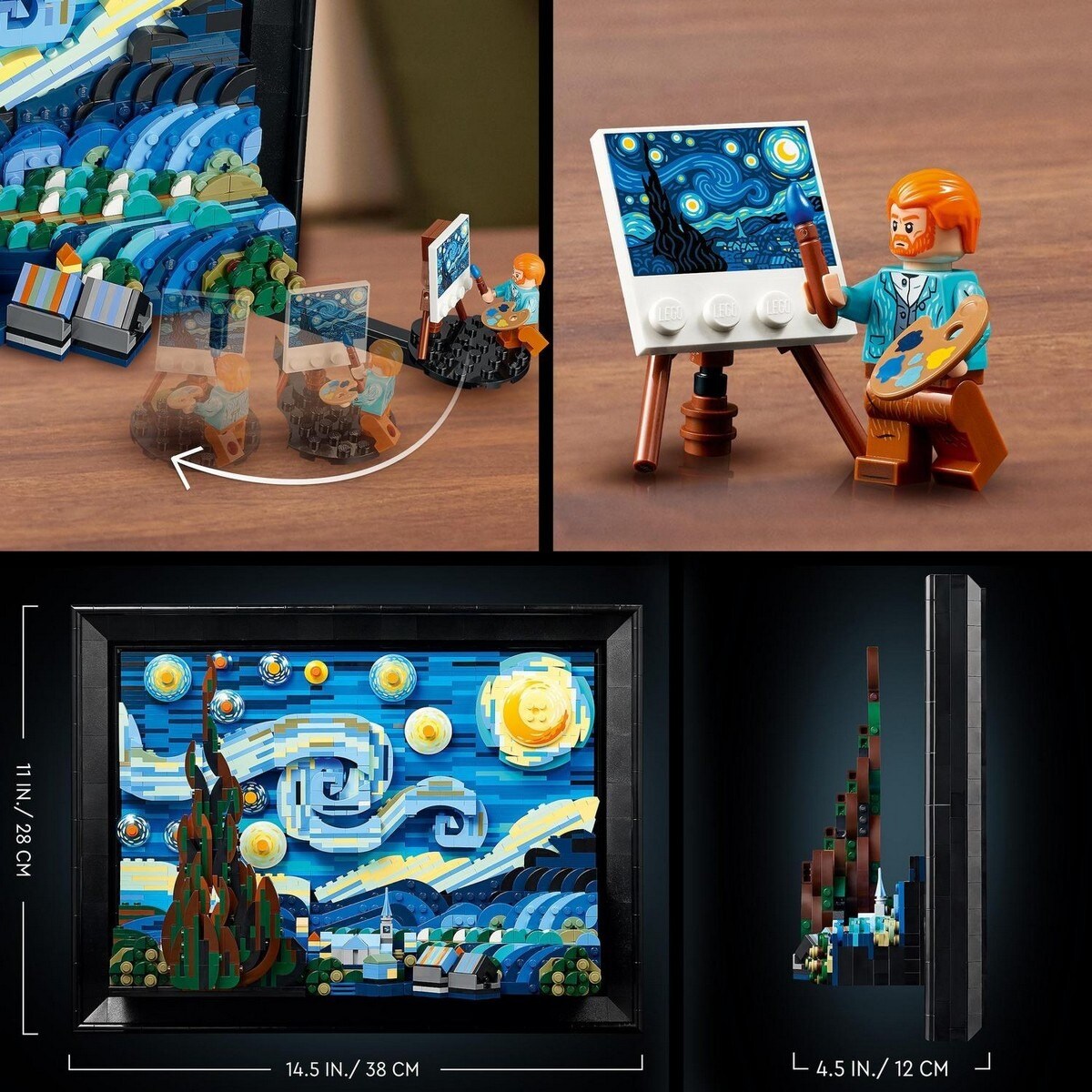Vincent van Gogh - A Noite Estrelada Lego Ideas      6