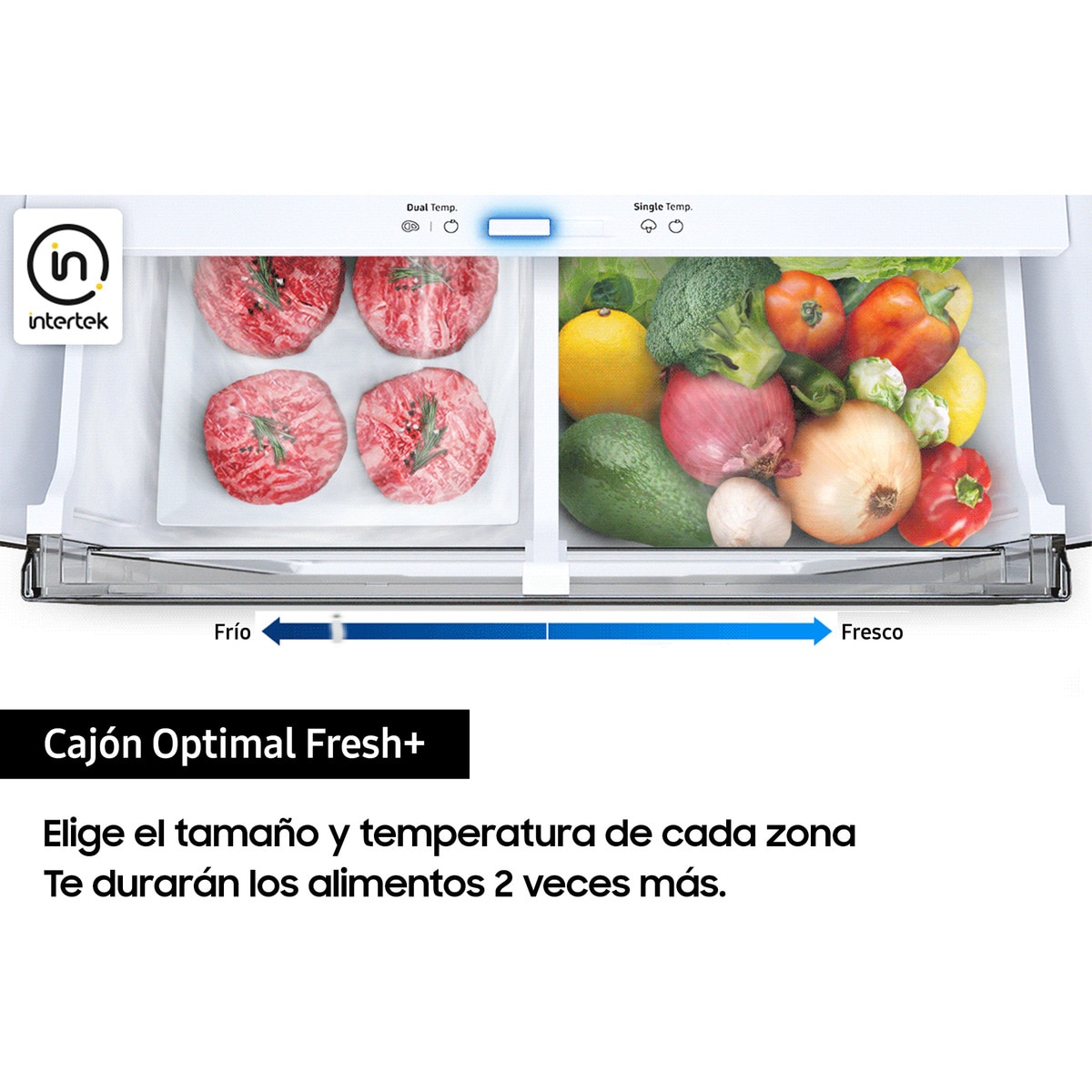 Frigorífico Combi Samsung All Around Cooling, Smart - RB38C605CWW/EF Blanco-6