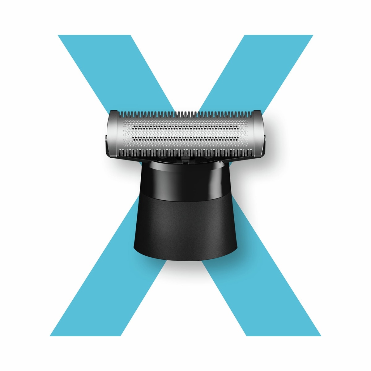 Recambio cabezal para recortadora de barba y afeitadora eléctrica Braun Series X XT20, lámina 4D con peine bidireccional y cabezal flexible Negro-3