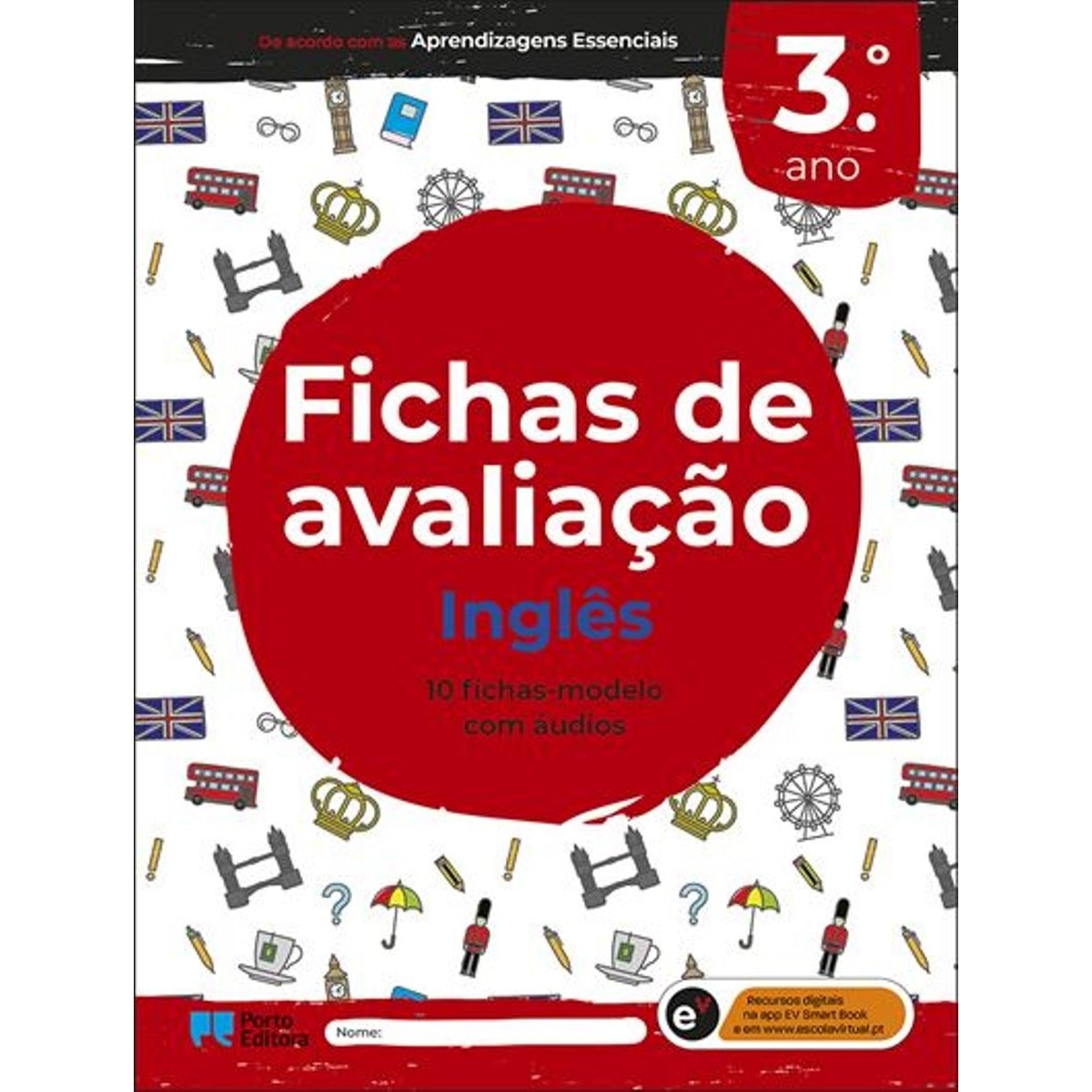 Fichas de Avaliação - Inglês - 3º Ano 1