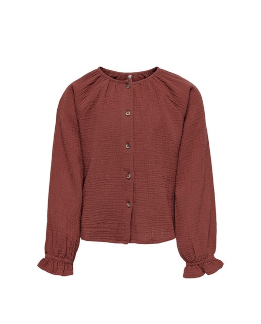 Imagen 0 de Camisa de niña con detalle puños
