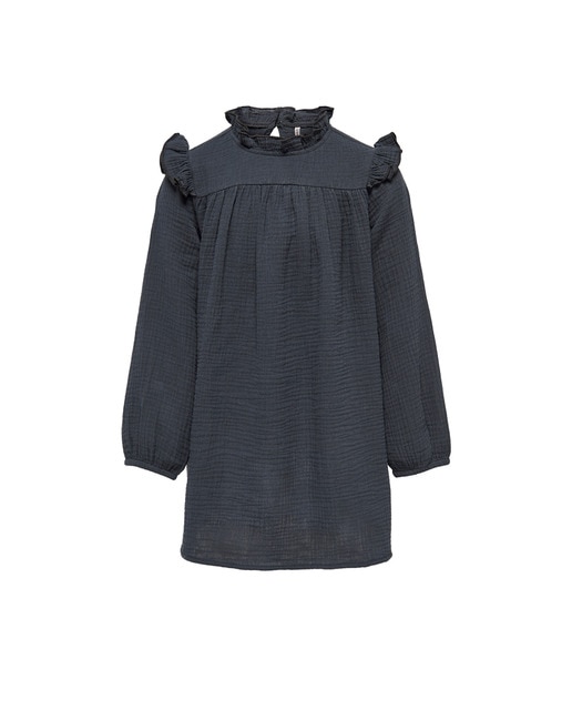 Imagen 0 de Vestido de niña con detalles hombro