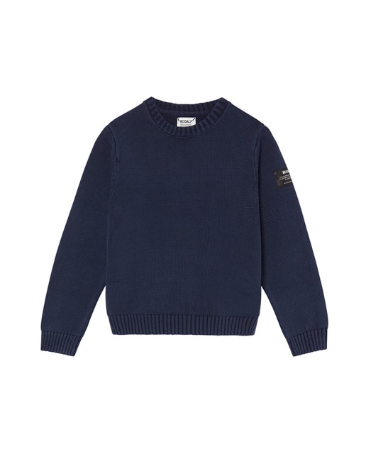 Imagen 0 de Sudadera de niño con cuello redondo y print lateral