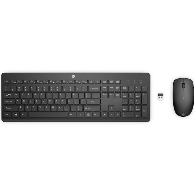 Imagem 0 de Teclado + Rato Sem Fios HP 230 - Preto