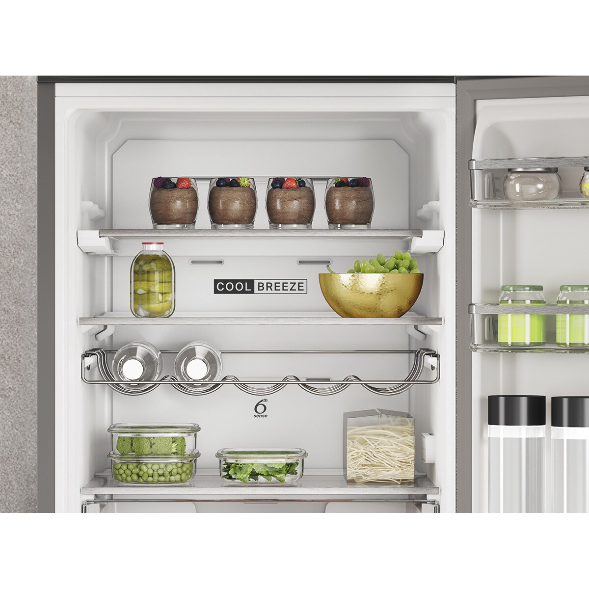 Frigorífico Combinado Whirlpool W7X 83T MX No Frost de 191,2 cm - Mirror e Inox Inox-5