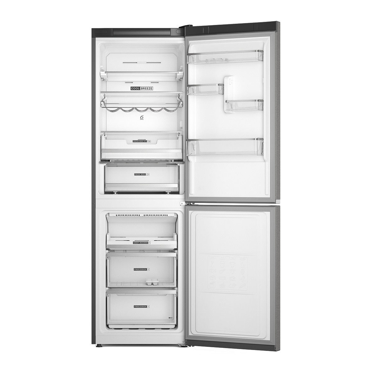 Frigorífico Combinado Whirlpool W7X 83T MX No Frost de 191,2 cm - Mirror e Inox Inox-3