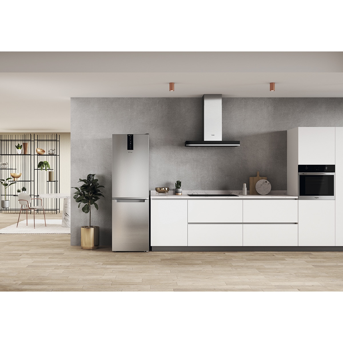 Frigorífico Combinado Whirlpool W7X 83T MX No Frost de 191,2 cm - Mirror e Inox Inox-10